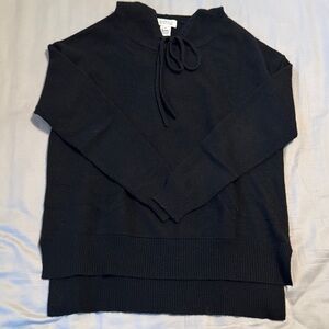 BARNEYS NEW YORK 100% Cashmere Sweater with Tie Neck